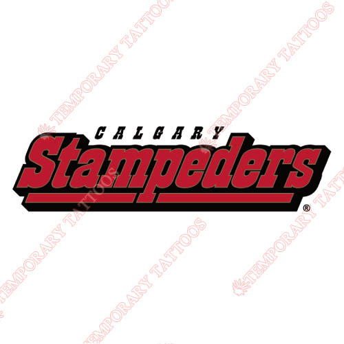 Calgary Stampeders Customize Temporary Tattoos Stickers NO.7585